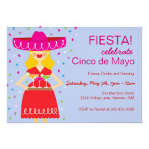 Invitaciones de Cinco de Mayo Margarita Invitacion Personalizada