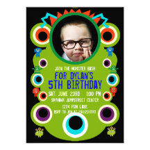 Invitaciones de encargo de la fiesta de cumpleaños comunicado personalizado