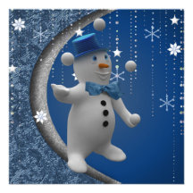 Invitaciones de encargo de la fiesta de Navidad Comunicado Personalizado