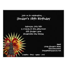 Invitaciones de encargo del fiesta del templo del  invitacion personalizada