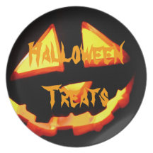 Invitaciones de Halloween Plato De Cena