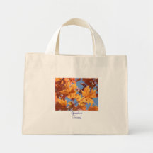 ¡Invitaciones de la abuela! hojas de otoño de los 