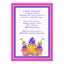 Invitaciones de la casa de la despedida: Chicas ba Invitación Personalizada