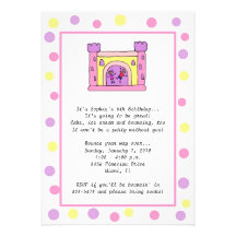 Invitaciones de la casa de la despedida: Colores f Comunicados Personalizados