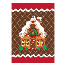 Invitaciones de la casa de pan de jengibre comunicados