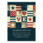 Invitaciones de la celebración de América de julio invitaciones