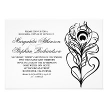 invitaciones de la cena del ensayo de la pluma del anuncios  