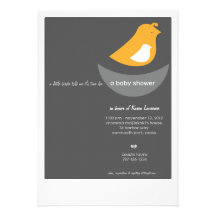 Invitaciones de la fiesta de bienvenida al bebé -  anuncios  