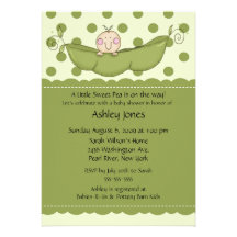 Invitaciones de la fiesta de bienvenida al bebé de anuncios  
