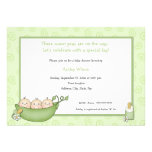 Invitaciones de la fiesta de bienvenida al bebé de invitación