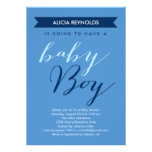 Invitaciones de la fiesta de bienvenida al bebé de anuncio