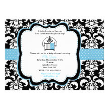 Invitaciones de la fiesta de bienvenida al bebé de anuncio