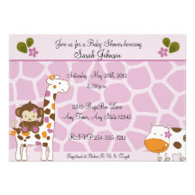 Invitaciones de la fiesta de bienvenida al bebé de comunicado personalizado