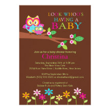 Invitaciones de la fiesta de bienvenida al bebé de invitaciones personalizada