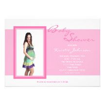 Invitaciones de la fiesta de bienvenida al bebé de anuncios personalizados