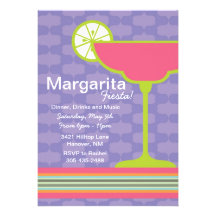 Invitaciones de la fiesta de Cinco de Mayo Margari Anuncios Personalizados