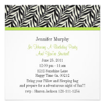 Invitaciones de la fiesta de cumpleaños del estamp comunicado