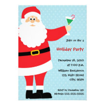 Invitaciones de la fiesta de Navidad Comunicados Personales