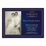 Invitaciones de la foto del aniversario de boda -  anuncio