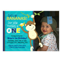 Invitaciones de la foto del cumpleaños de los plát invitacion personalizada