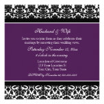 Invitaciones de la renovación del voto de boda del invitaciones personalizada