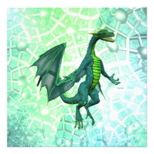 Invitaciones de la respiración de los dragones anuncio