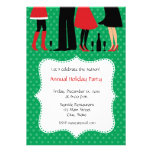 Invitaciones de las fiestas en la oficina del día  anuncio personalizado