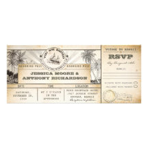 invitaciones de los boletos del boda del documento comunicados personalizados