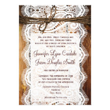 Invitaciones de madera del boda del cordón de la g anuncios  