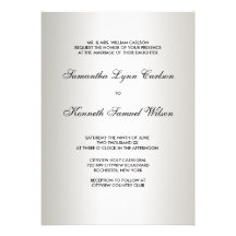 Invitaciones de marfil del boda del damasco del la anuncio personalizado