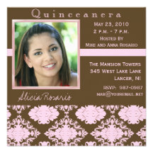 Invitaciones de Quinceanera Comunicado