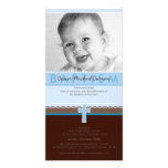 INVITACIONES DEL BAUTISMO DE LA FOTO:: 5 puros Tarjeta Fotografica Personalizada