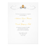 Invitaciones del boda de la caída del carro de la  comunicado personalizado