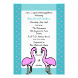 Invitaciones del boda de la ducha de los pares de  anuncio