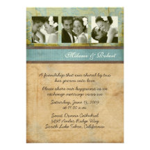 Invitaciones del boda de los derechos comunicados personales 