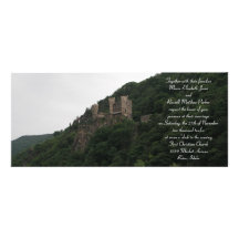 Invitaciones del boda del castillo anuncio