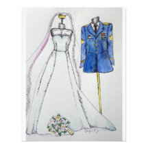Invitaciones del boda del ejército anuncios personalizados
