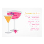 Invitaciones del cóctel del verano invitaciones personales 