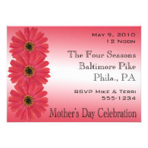 Invitaciones del día de madre invitacion personal 