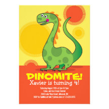 Invitaciones del dinosaurio de los muchachos comunicados personales 