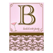 Invitaciones del fiesta de Bachelorette Comunicados Personalizados