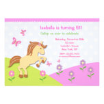 Invitaciones del fiesta de Bithday del caballo del Comunicados Personales