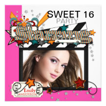 Invitaciones del fiesta del dulce dieciséis de la  anuncios personalizados