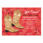 Invitaciones del fiesta del tema del cumpleaños de invitación personalizada
