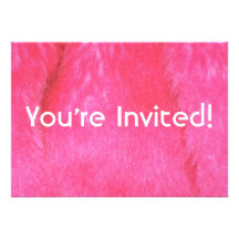 Invitaciones del personalizable de la piel de imit comunicado personalizado