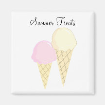 Invitaciones del verano imán para frigorifico