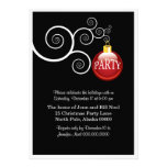 Invitaciones elegantes de la fiesta de Navidad del Anuncio