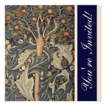 Invitaciones elegantes de William Morris Anuncios