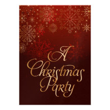 Invitaciones festivas del navidad del rojo y del o invitaciones personalizada