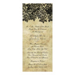 Invitaciones florales del boda del negro alto del  comunicados personales 